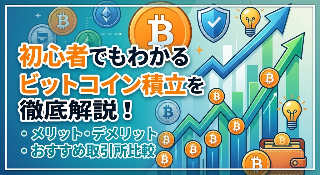 初心者ビットコイン積立-アイキャッチ画像