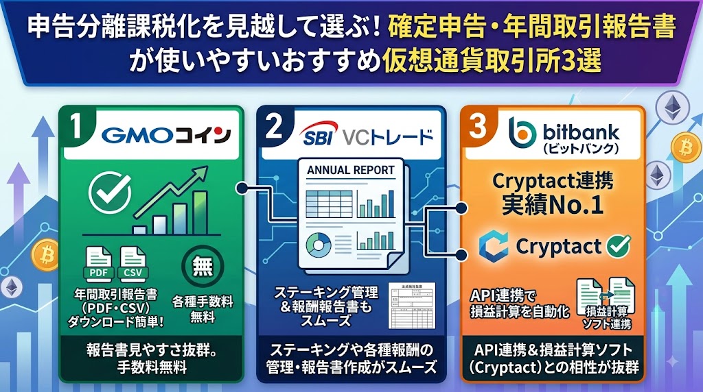 仮想通貨税制改正おすすめ取引所①-アイキャッチ画像
